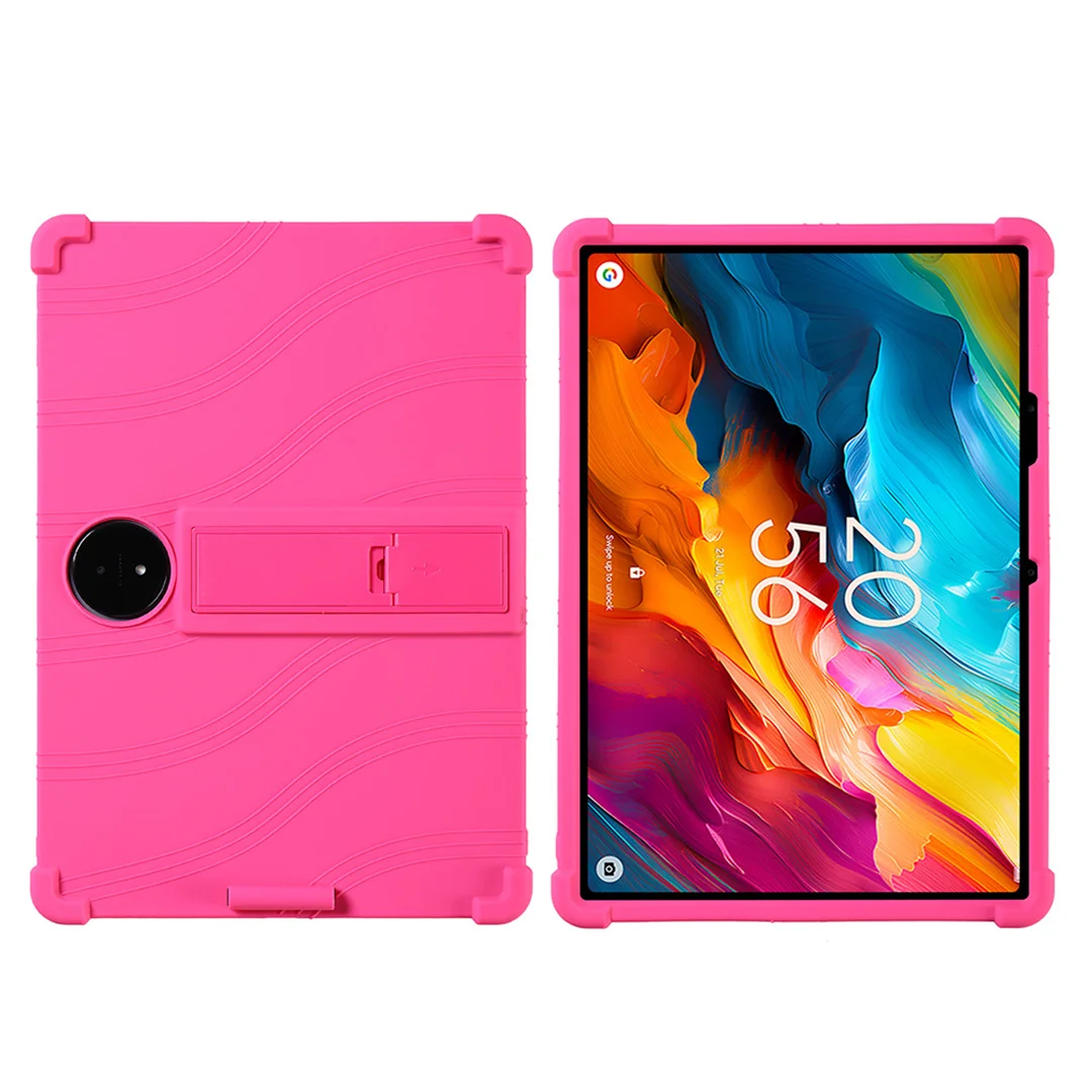 Multi-Color Silicone Shockproof Case with Hidden Stand and Full Protection