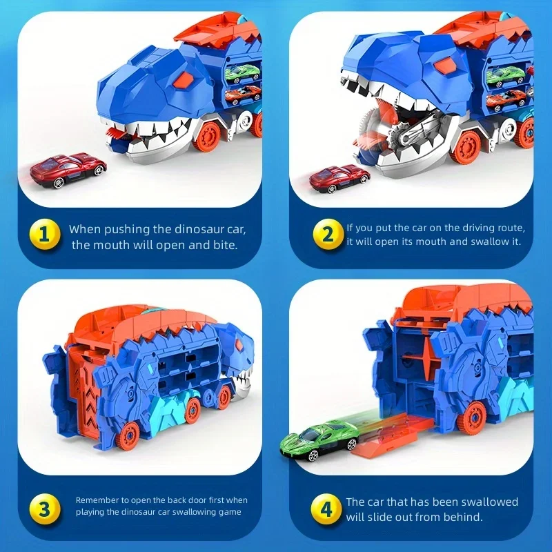Dinosaur Truck Race Set 3