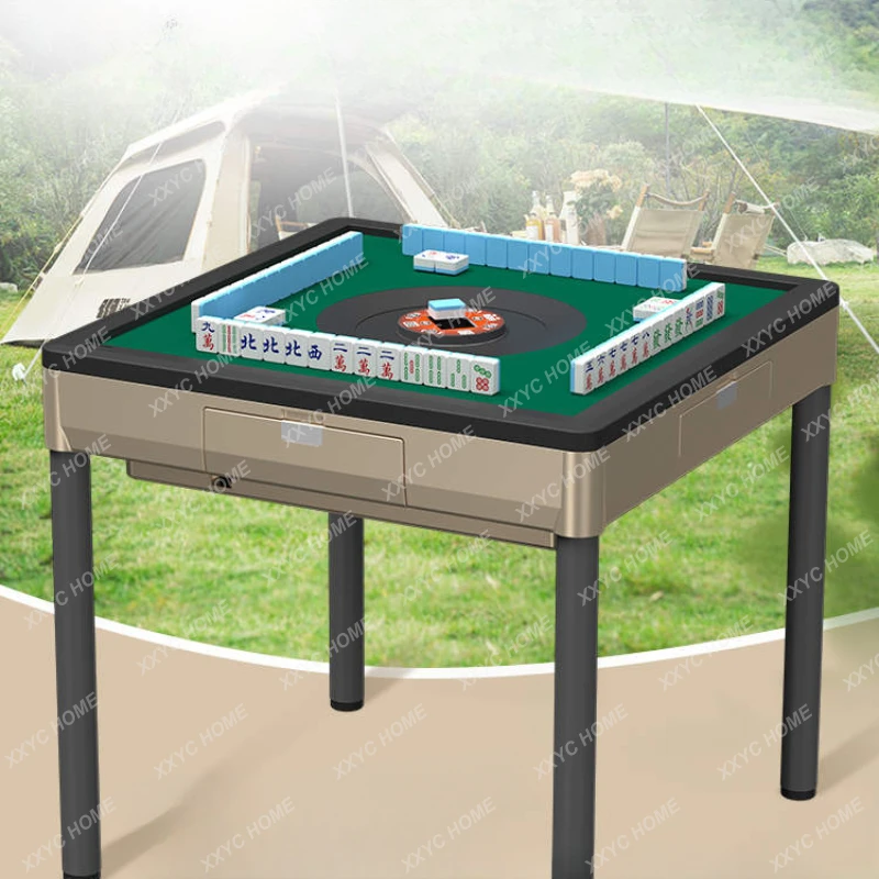 

Portable Small Mahjong Table Mini Household Folding Outdoor Automatic Camping Mahjong Machine
