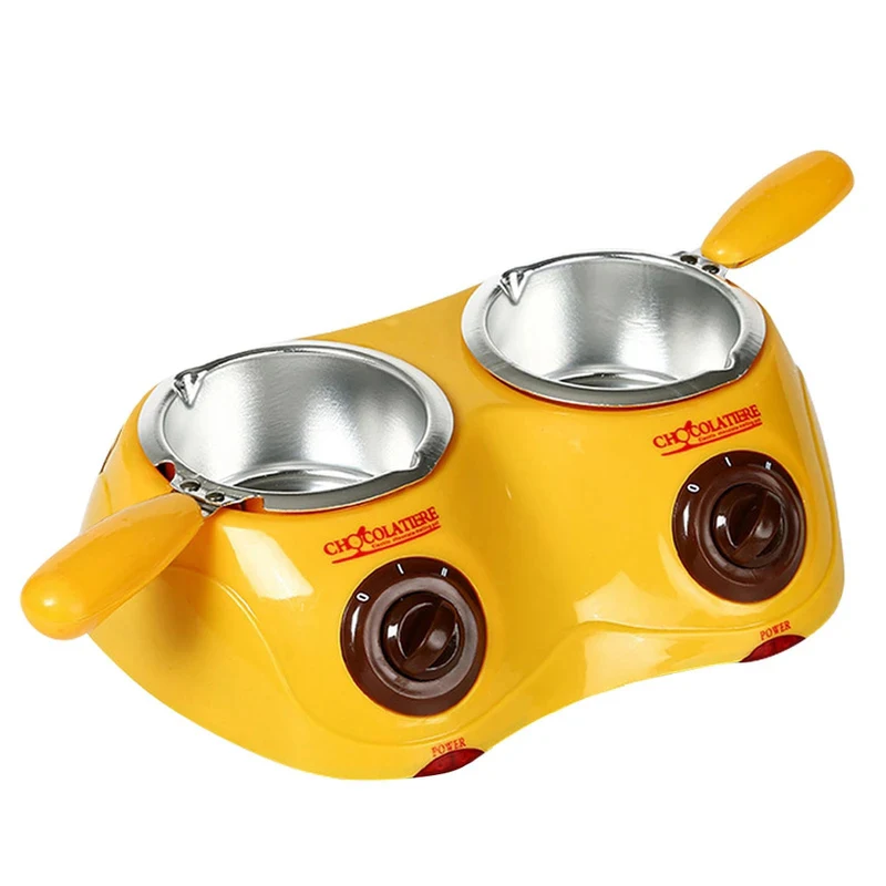 Wax Heater & Chocolate Melter Automatic Temperature Control Candy Melting Pot Electric Warming Fondue Set With Removable Pot