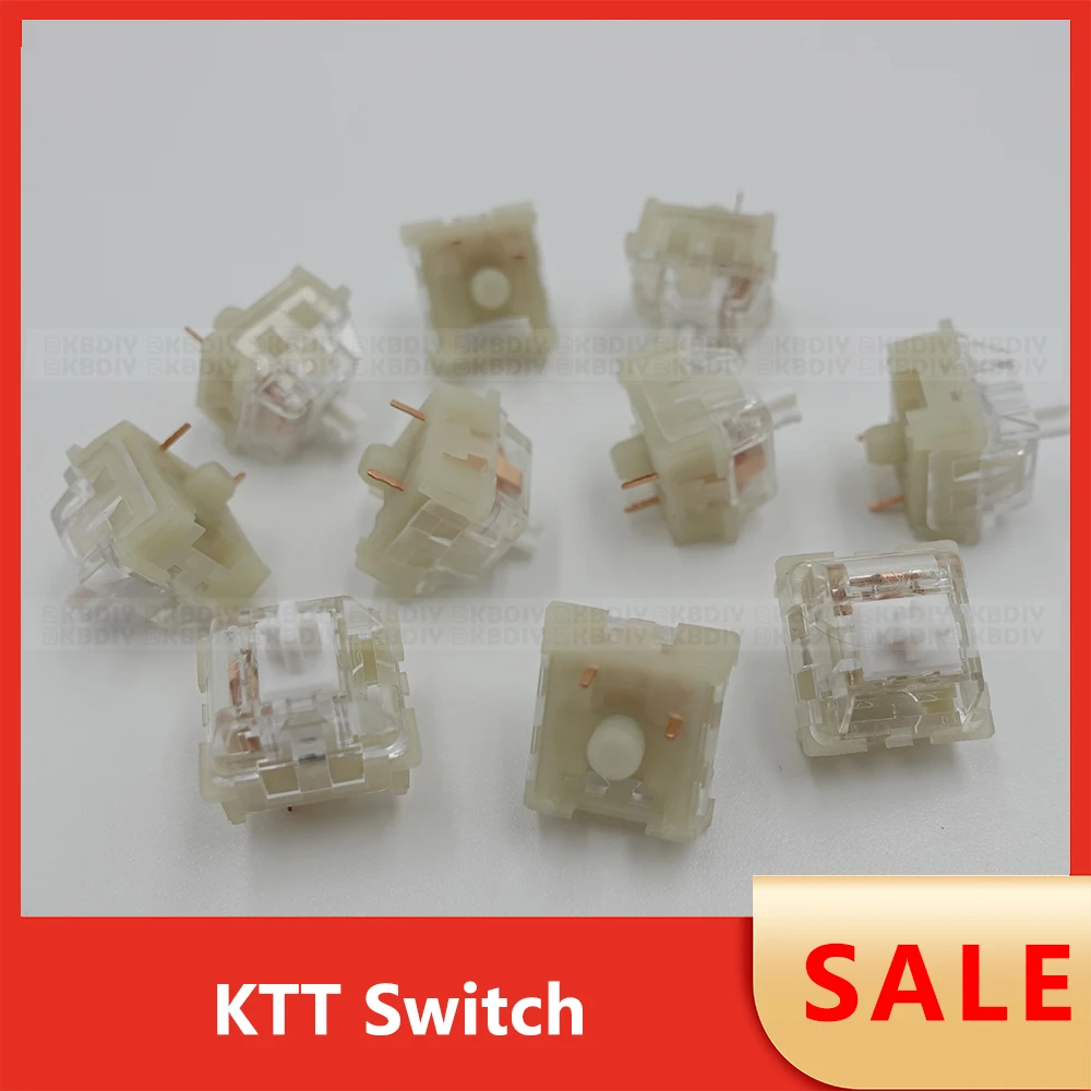Ktt Switch Linear Tactile para Teclado Mecânico Kang White Switch v3 Morango Menta Rosa Escuro Peach Matcha Atacado - Imagem 3