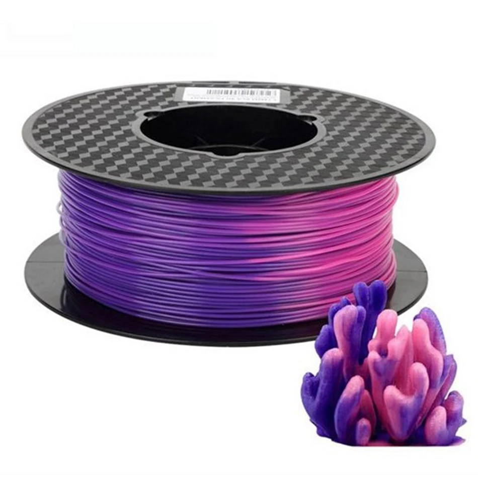 Temperature-Activated Color-Changing PLA 3D Printer Filament - 1.75mm, Multiple Colors