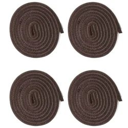 4X Self-Stick Heavy Duty Felt Strip Roll For Hard Surfaces (1/2 Inch X 60 Inch), Brown