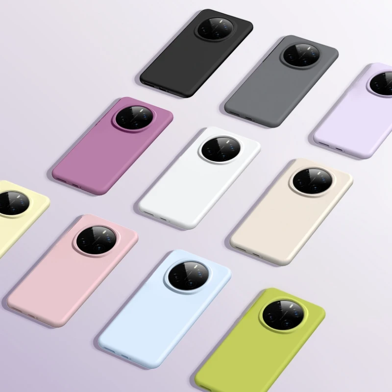 Luxury Liquid Silicone Case with Built-in Flocking - Comfortable Feel & Enhanced Protection