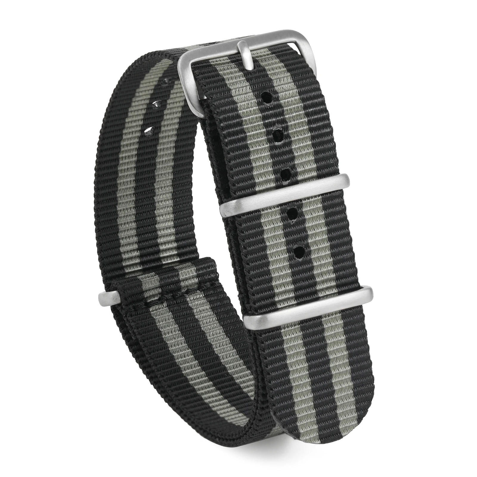 Ribbed Nylon Universal Watchband – Comfortable & Breathable Strap in Multiple Colors for All Sizes