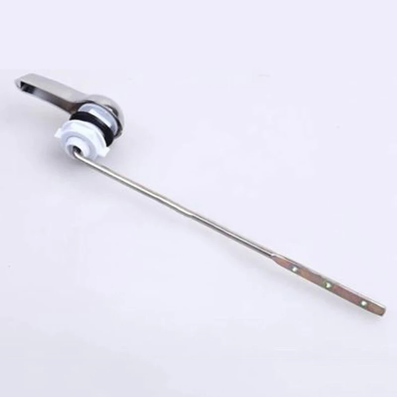 Toilet Tank Flush Lever Toilet Tank Flush Lever Chrome Finish Toilet Handle Wrench Fits Most Toilets Water Tank Accessory Bathroom Tools toilet tank flush lever