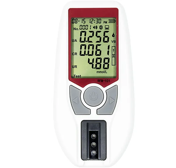 

CREATININE URIC ACID UREA Multifunctional 3 in 1 Renal function analyzer with test strips