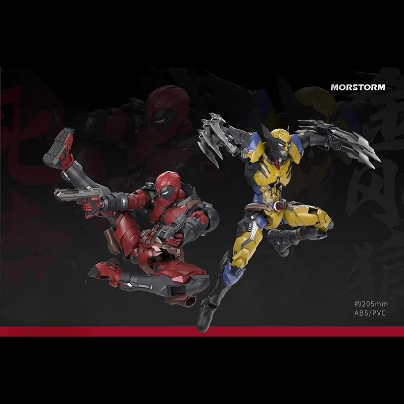 New MORSTORM Marvel Series 1/9 Deadpool Wolverine Figures