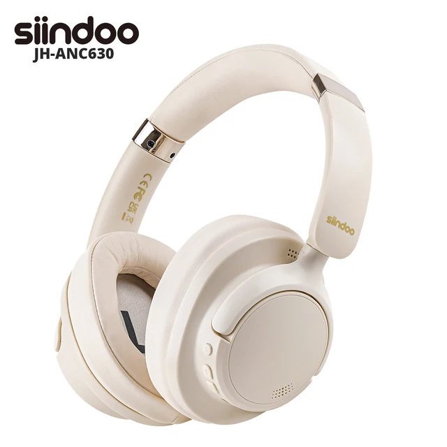 Siindoo Newest JH-ANC630 Active Noise Cancelling Wireless Headphones