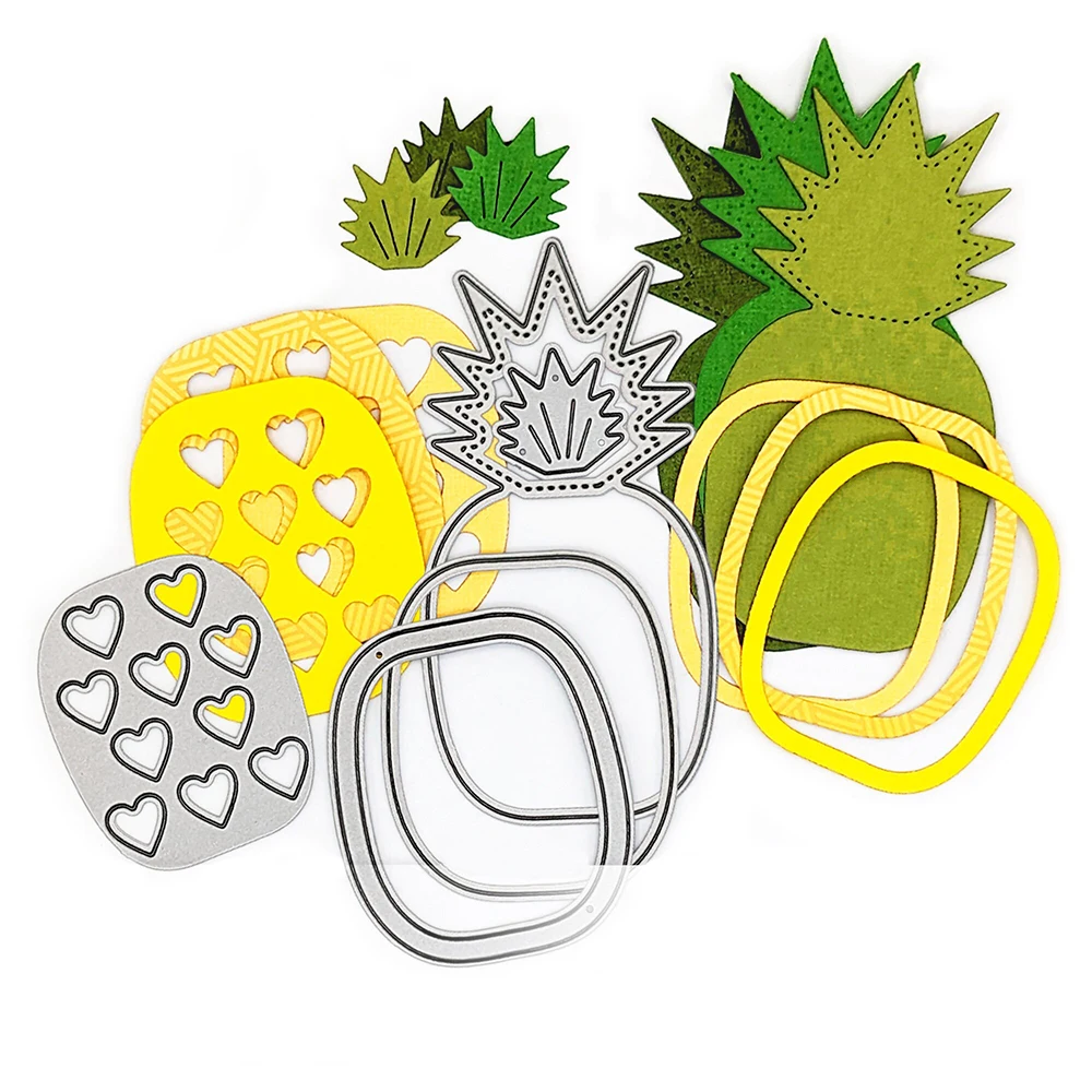 Bottle Fruit Cutting Dies Christmas Metal Cutting Dies Stencils Die Cut for Diy Scrapbooking Supplies Album Paper Card Embossing