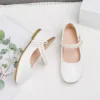 Spring Princess Shoe Fashion Versatile Exquisite Girl Shoe Comfort Non Slip Soft Soled Kid Shoes Simple Elegant Leather Shoes 4
