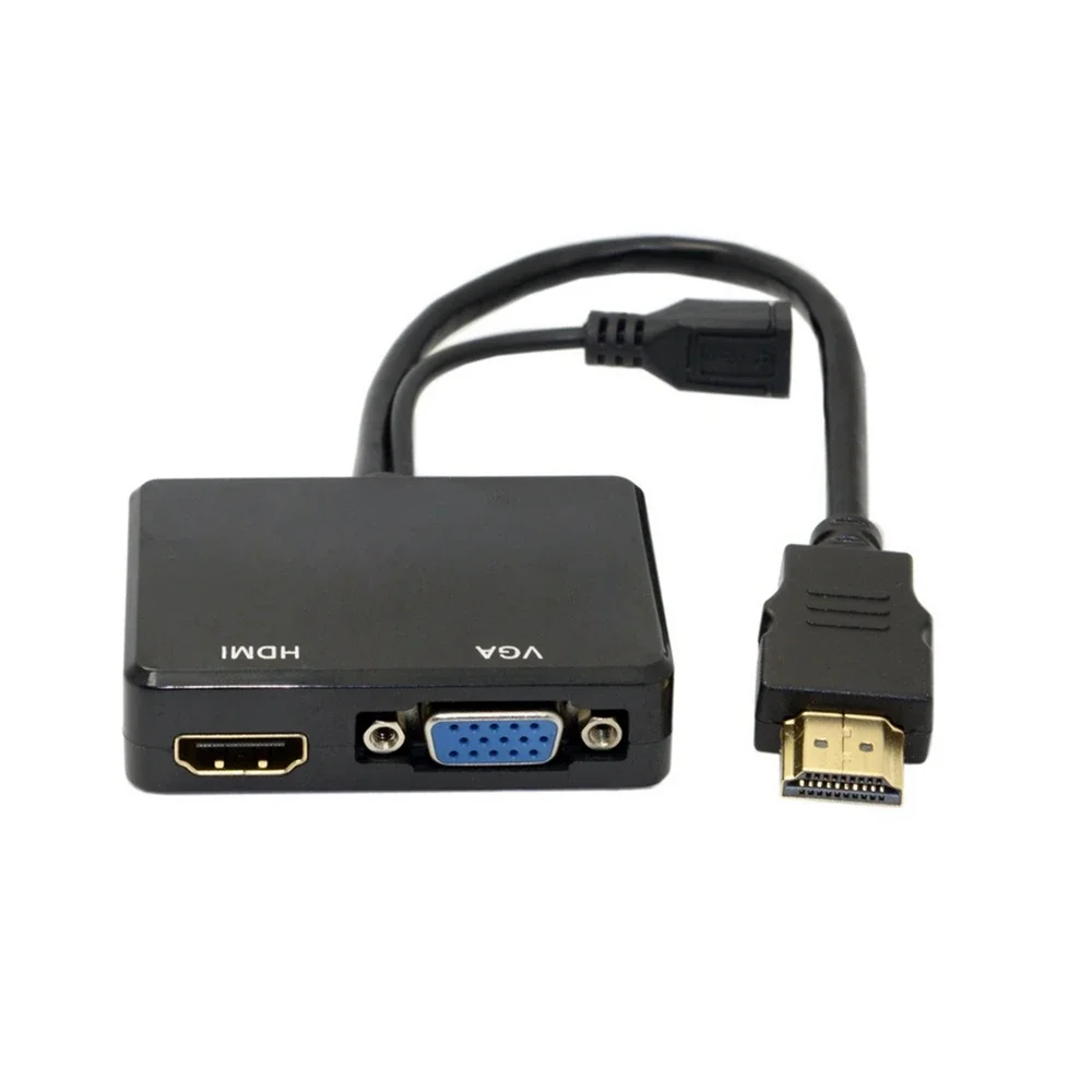 

Преобразователь HDMI на VGA HDMI с многоэкранным дисплеем, 1/2 с дистрибьютором аудио высокой четкости USB3.0