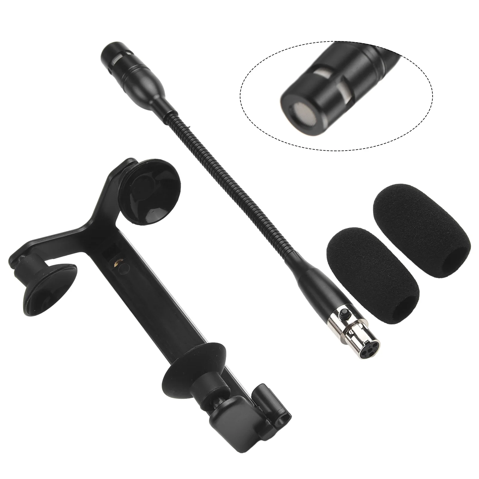 

4 штырька для микрофона Shure, держатель для гитар с зажимом для акустической гитары, для воспроизведения музыки на гитаре или прямой трансляции