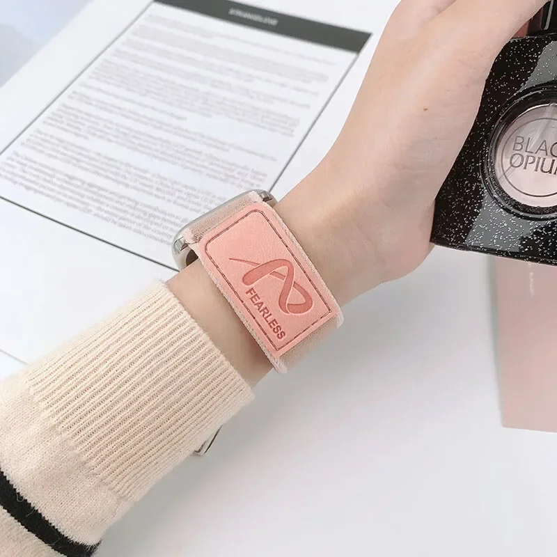 애플 워치 밴드용 트레일 루프 스트랩, 울트라 49mm, 44mm, 40mm, 45mm, 41mm, 38mm, 42mm, 나일론 팔찌, 아이워치 9, 7, 8, SE, 6, 5, 4, 3 용