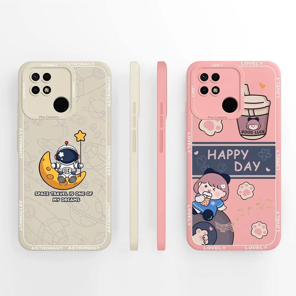 Love Heart Flower Liquid Shockproof Soft Back Cover - Durable & High Quality Case