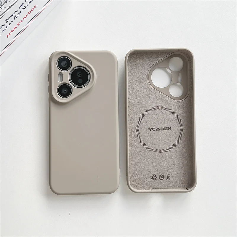Silicone Magnetic Phone Case with Magsafe Wireless Charging and Anti-Drop Protection