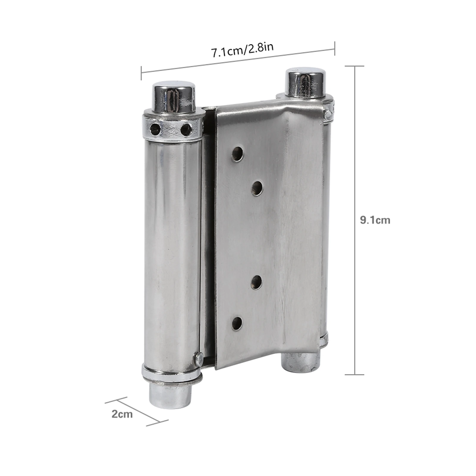 3 Inch Double Action Spring Hinge Saloon Cafe Door Swing Door 2Pcs stainless steel hinges door hinges