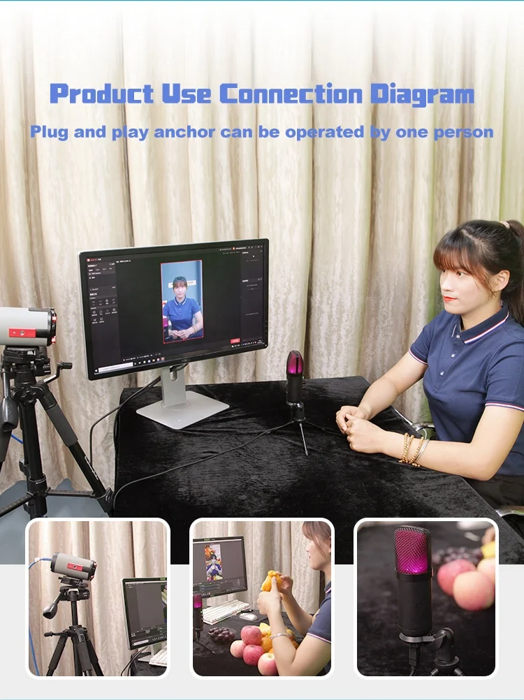30FPS 1920*1080 Mini Video 1080P Web Cam Live Streaming Youtube Action 2K HD Digital Camera