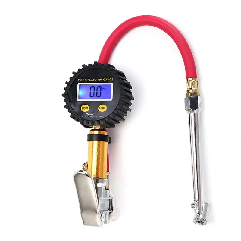 

Tire Pressure Gauge Inflator Digital Tire Inflator Deflator 230 PSI KPa, For SUV Bike Motorcycle Car Truck Pressure Gauge Meter