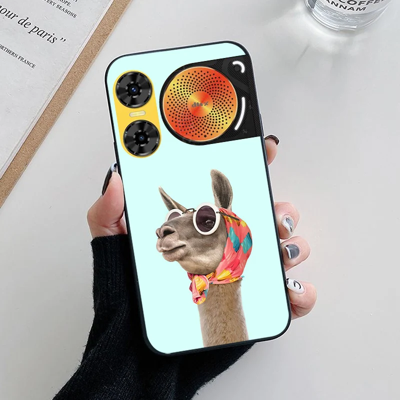 Fashionable Soft Silicone Back Case - Cute Design