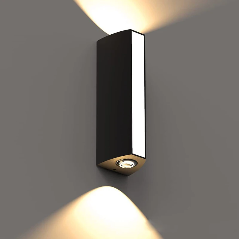 

Outdoor Waterproof LED Wall Lamp Simple style Double-headed Wall Sconces Home Courtyard Terrace Balcony Garden Porch Wall Light
