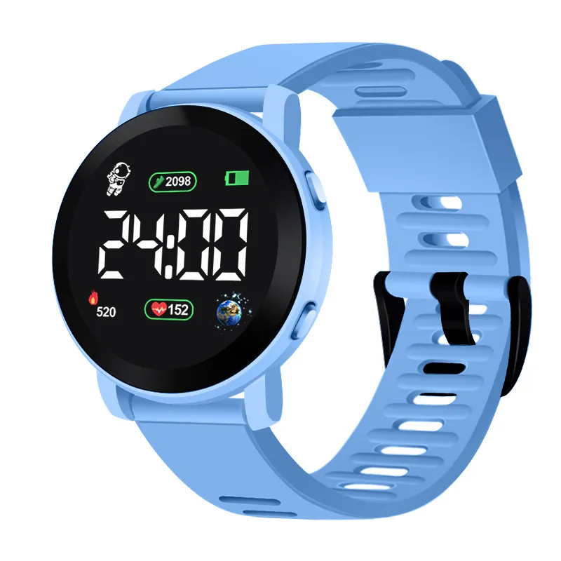Electric Kids Toy Watches for Children Waterproof Tough Sports Outdoor Watch High-Quality Digital Alarm Clock 5