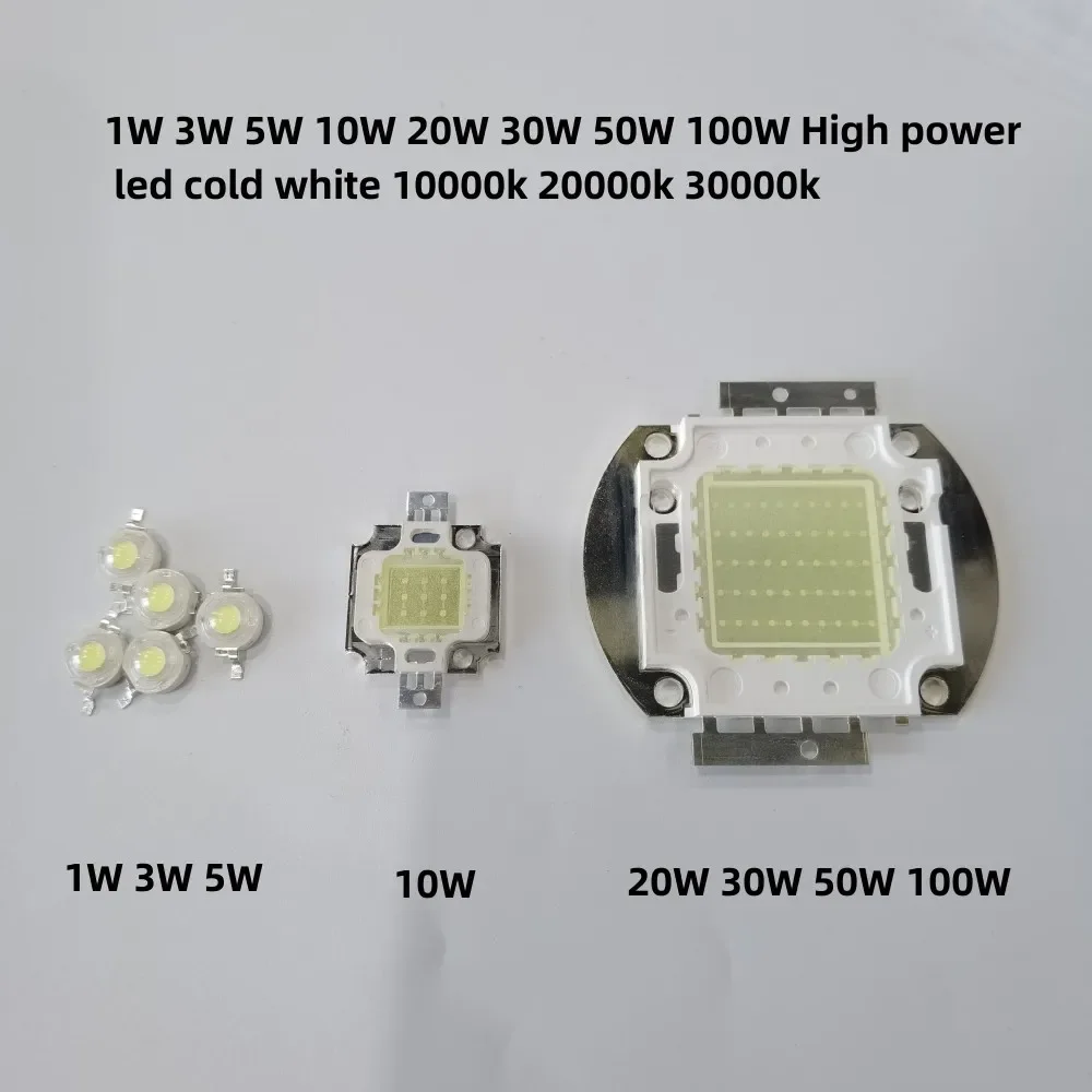 High Power Multi-Wattage LED Light Chip with Adjustable Color Temperature