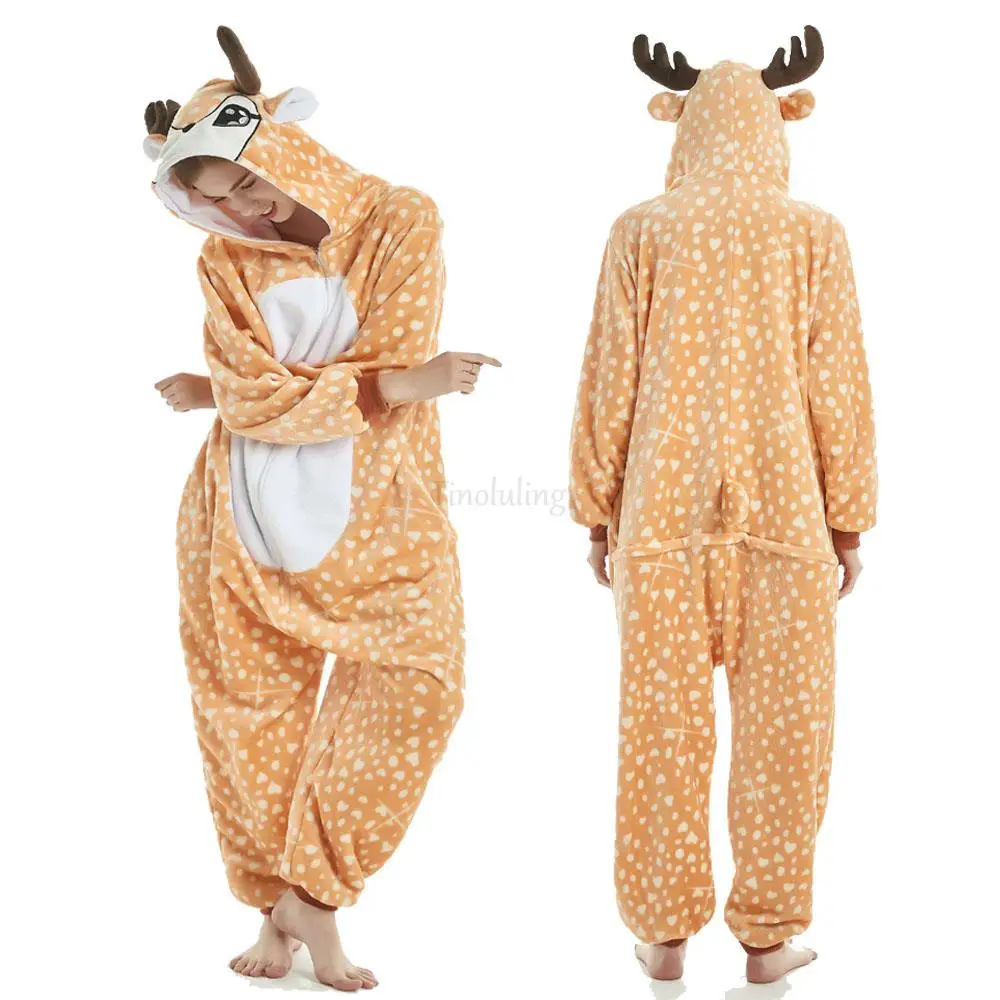 Soft Kigurumi Pajamas Animel Cartoon Cosplay Costume Sleepwear Unisex Women Men Pajama Unicorn Oneises Homewear Adult Jumpsuits