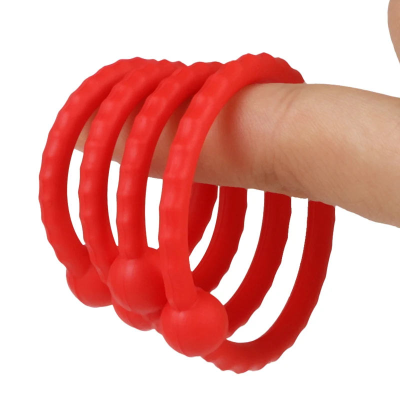 Silicone Ring Ejaculation Delay Rings Dick Erection ring Male Chastity Adult Sex Toys For Men Lock Sperm Tra_voghion.com