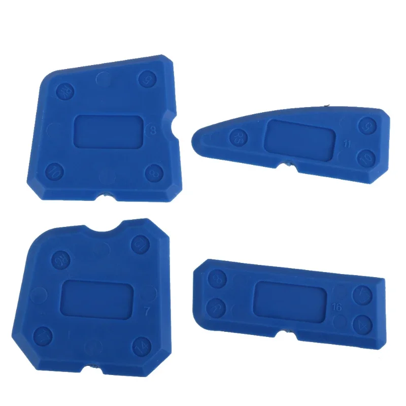 

4-piece Set Silicone Glass Glue Scraper Tile Sewing Car Accessories for Mainland China Blue Sewing Tool