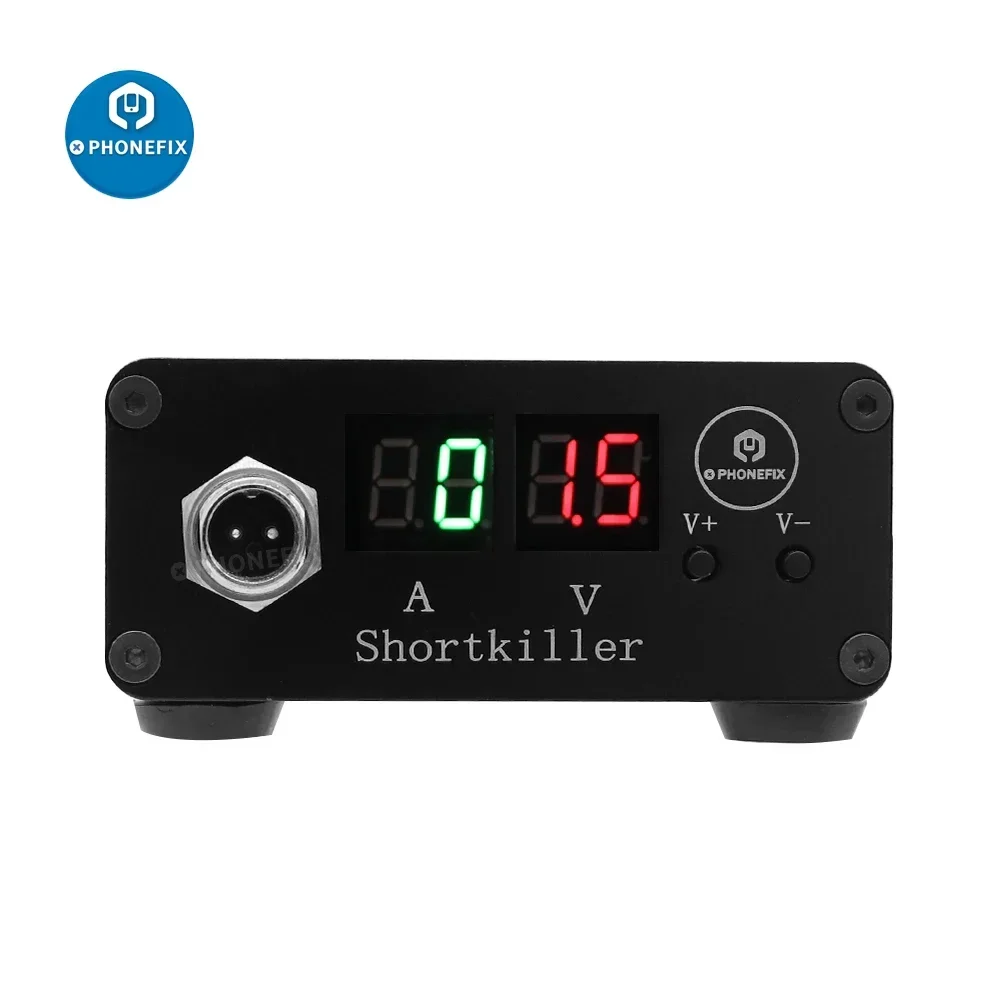 LCD 디스플레이가있는 HR1520 ShortKiller Pro 마더 보드 수리 도구 용 PCB 전화 단락 연소 감지 상자 15V 20A