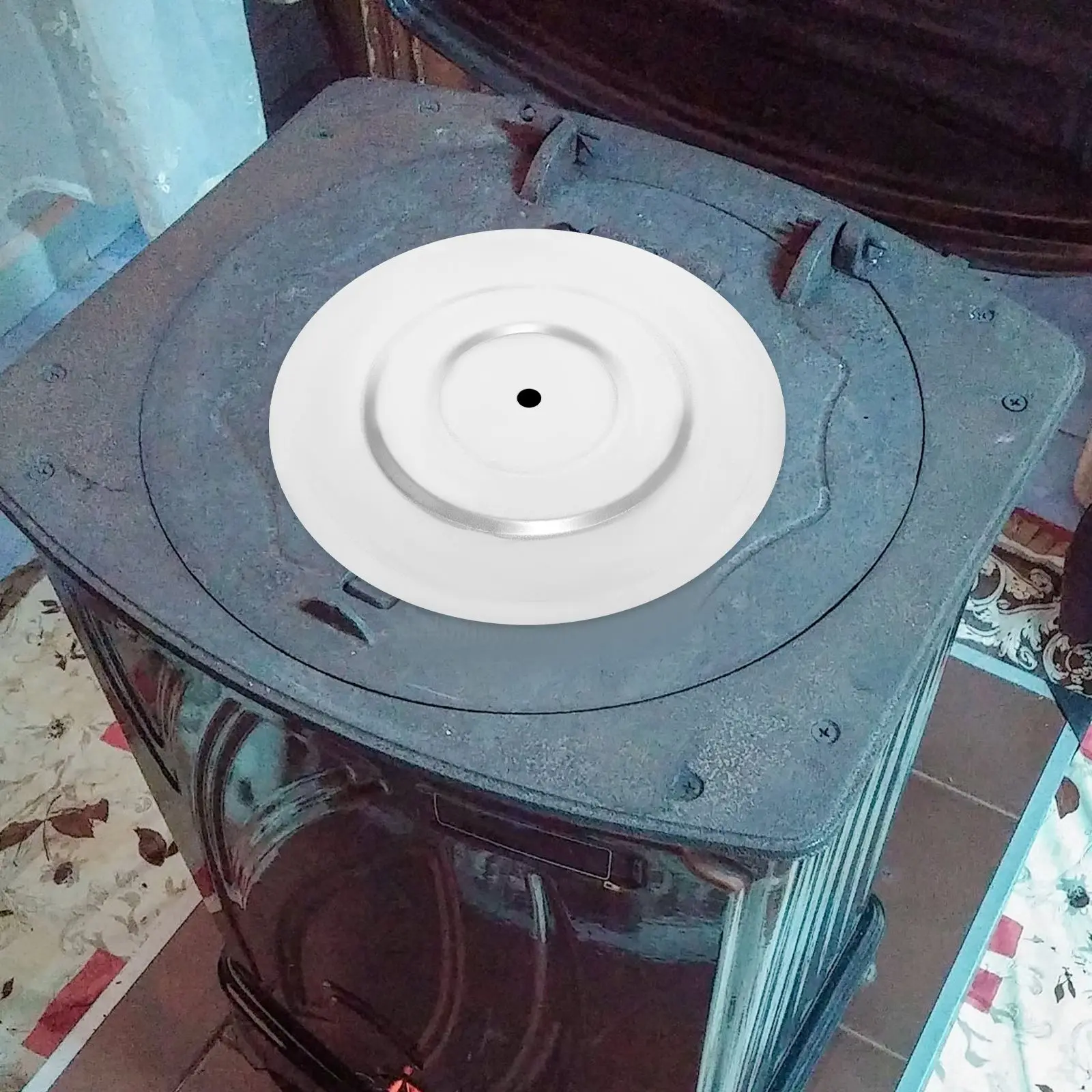 Firewood Stove Accessory Cast Iron Stove Lid Round Wood Burning Lid Top Cover Woodstove Accessory Metal Supply