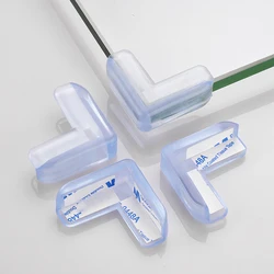 Set of 4 Transparent Silicone Corner Protection Pads (4PCs)