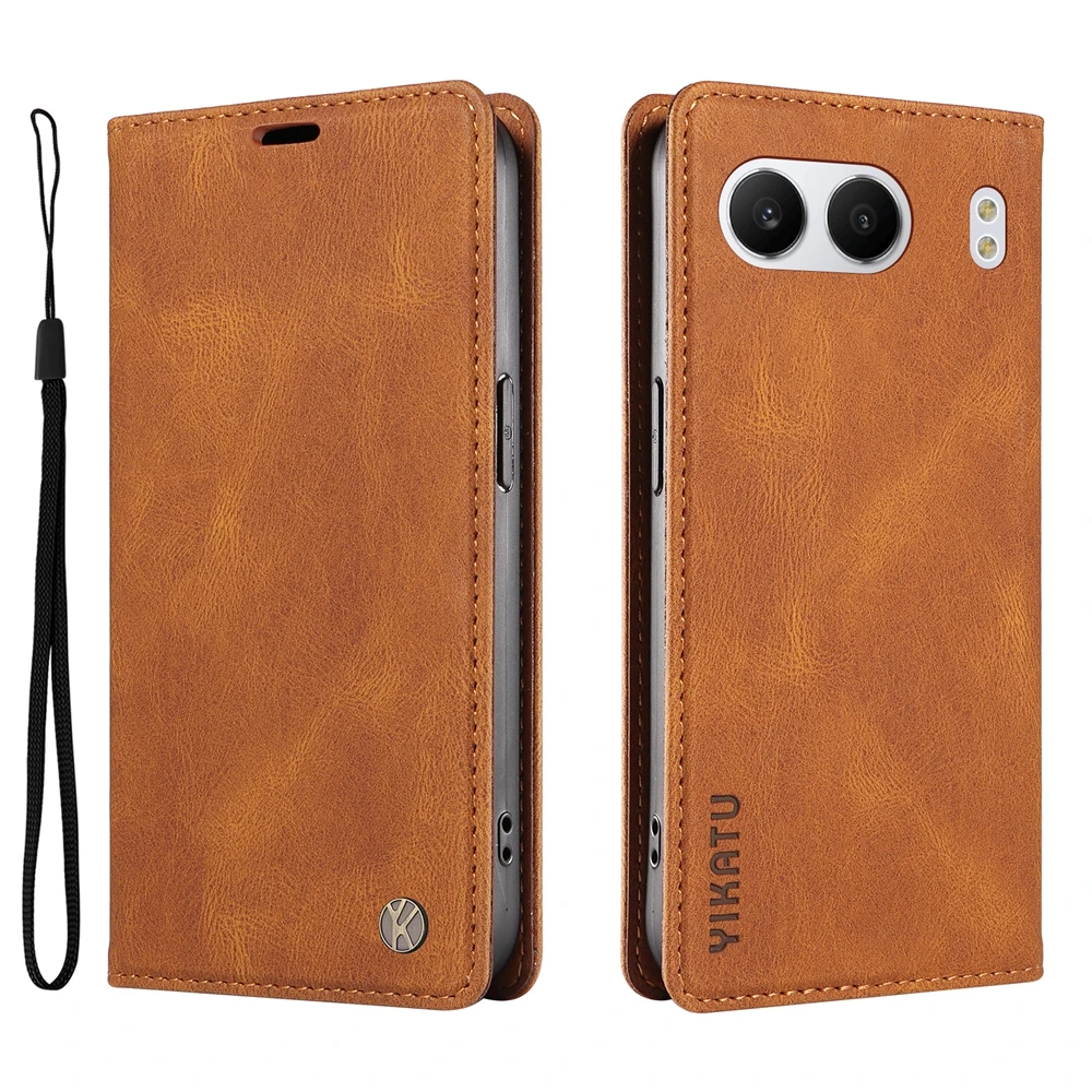 Premium Magnetic Leather Wallet Flip Cover | Sleek Shockproof Case