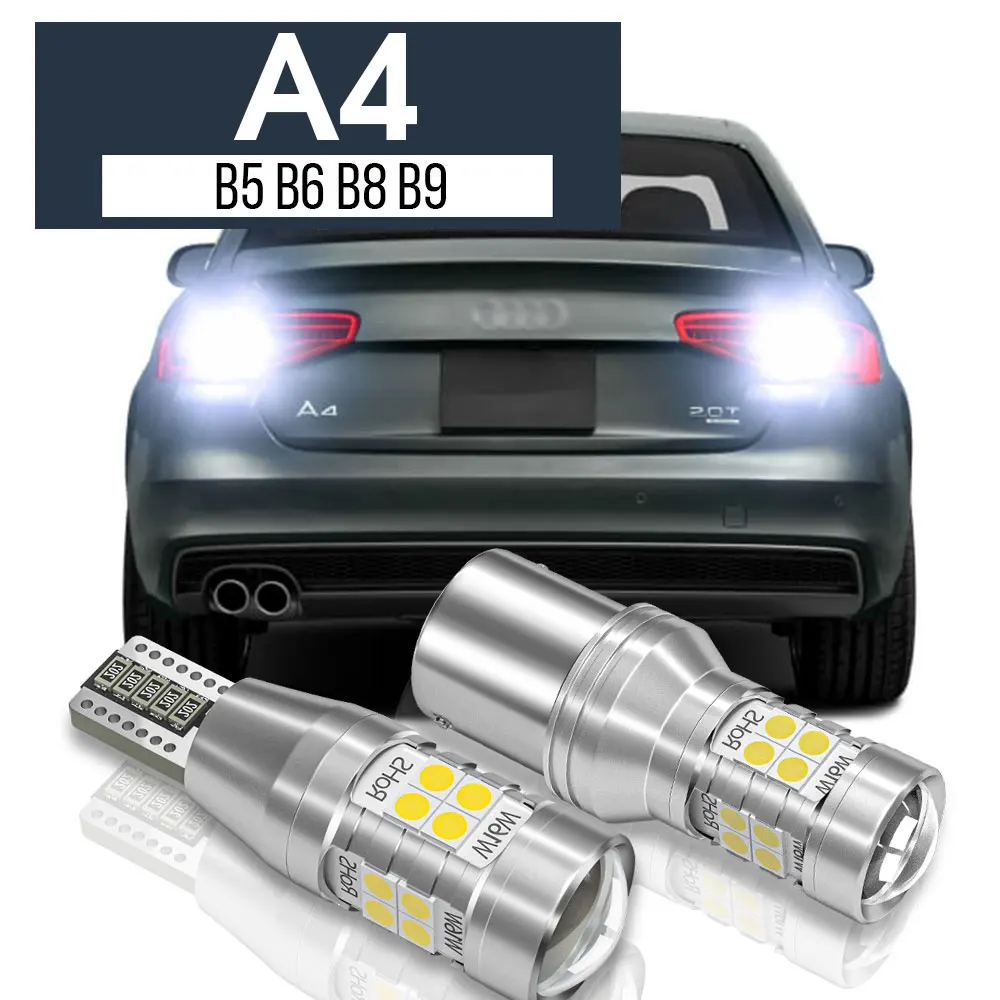 

2pcs LED Backup Light Reverse Lamp Blub Canbus Accessories For Audi A4 B5 B6 B8 B9 1996-2019 2007 2008 2009 2010 2011 2014 2015