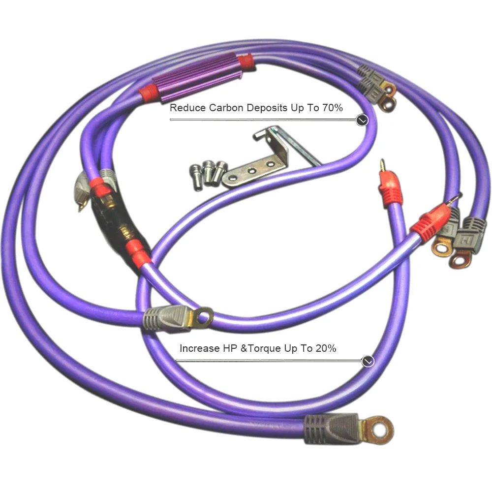 15GA Grounding Cable H KS Voltage stabilizer Alternator Cable Grounding Nano Set Fuel Saver Pick Up Improve
