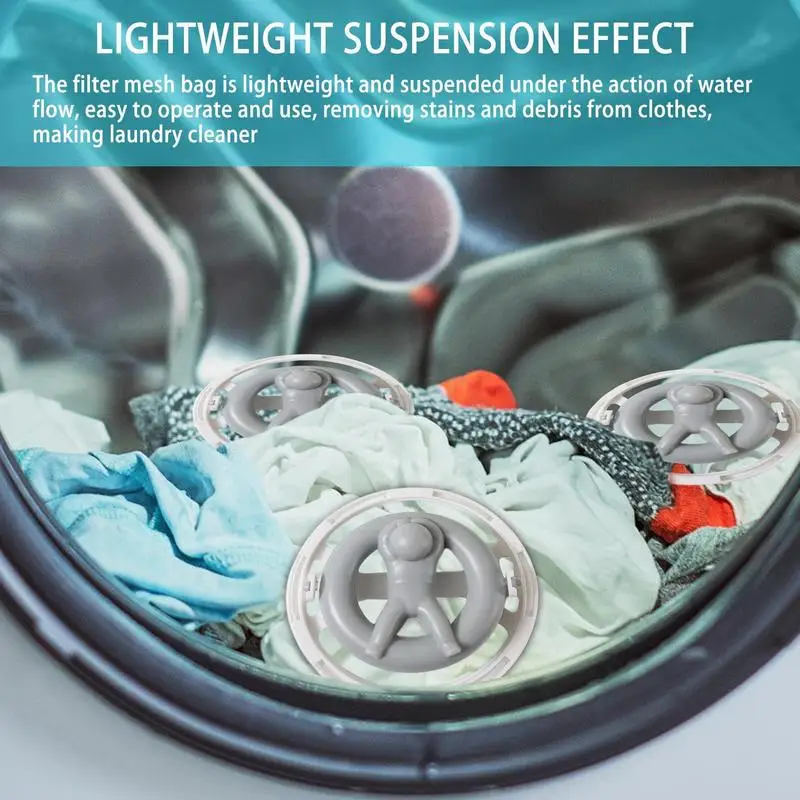 LintCatcherMultipurposesLaundryHairLintCatcherPouchReusable