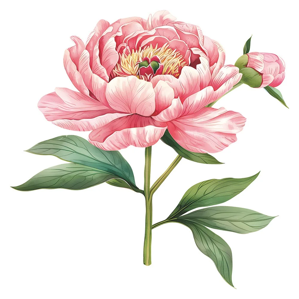 Pink flower toilet stickers Bathroom bathroom home decor wall stickers