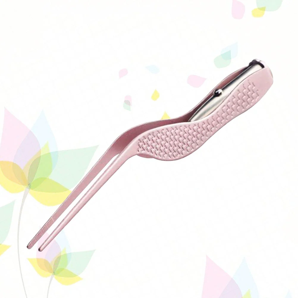 Ear Pick Tweezer Earwax Removal Earpick Picking Tool Curette Cleaner Cleaning Pink LED Child 6
