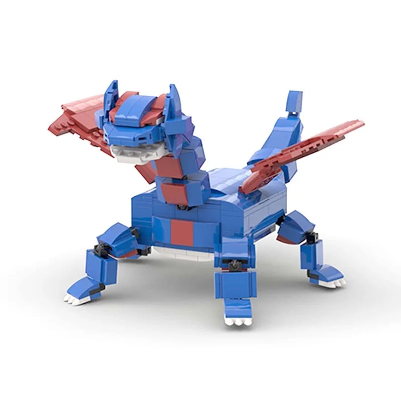 

Pokemon Salamence BRICKHEADZ Building Big Blocks Mini Action Figure Toys