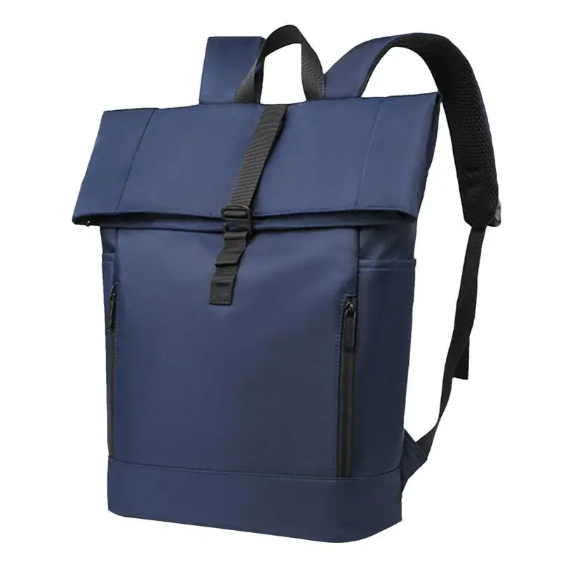 

Рюкзаки в рулоне для мужчин, повседневный рюкзак для путешествий, водонепроницаемый вместительный школьный ранец, модный дорожный портфель