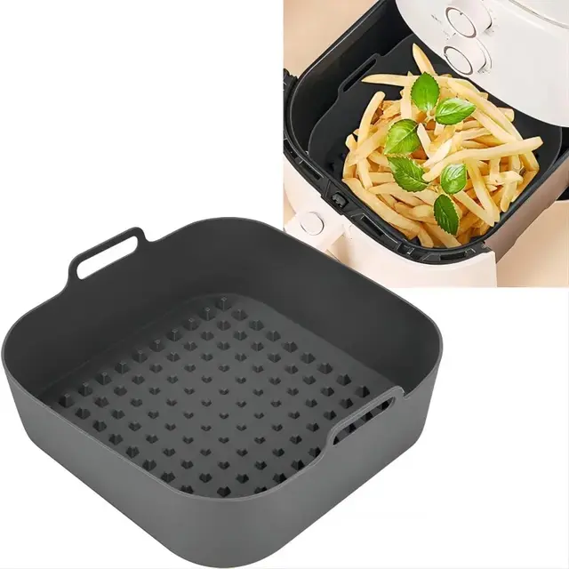 Silicone Air Fryer Baking Pan Liner 1