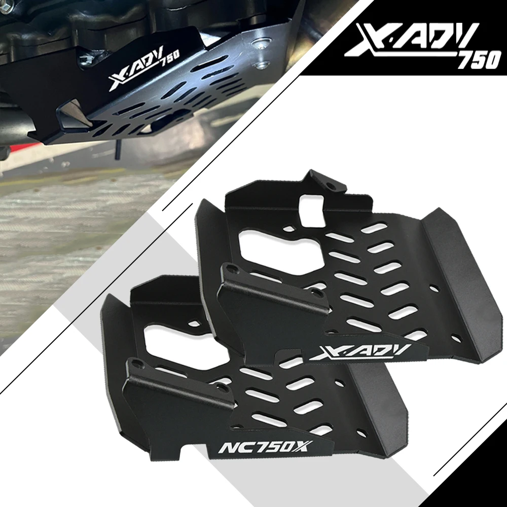 

2022 2023 Motor Scooter X-ADV 750 CNC Skid Plate Bash Frame Guard protection XADV750 For Honda X ADV XADV750 2018 2019 2020 2021