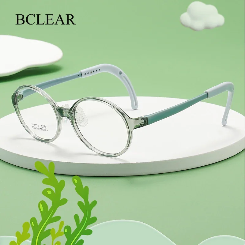 BCLEAR TR90 Children Glasses Frame Boy Girl Kids Eyeglasses Frame Flexible Quality Eyewear for Protection and Vision Correction