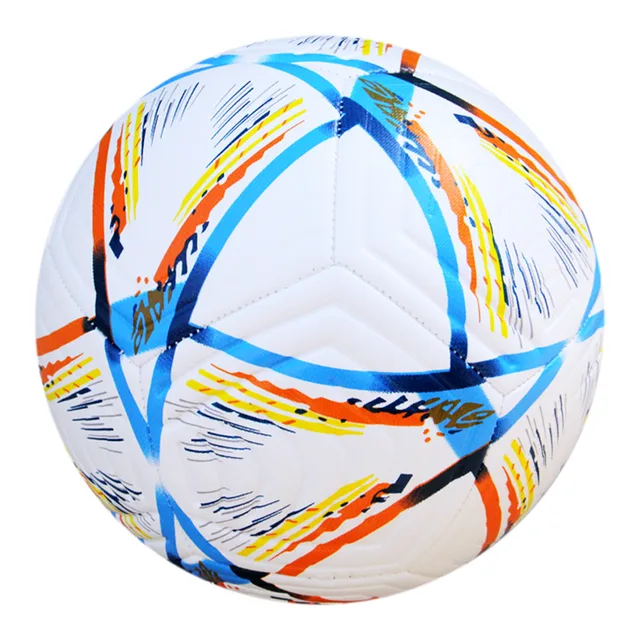 Size 5 Soccer Ball PVC Explosion-proof Football World Cup Type 5 PU Match Training Football Trajectory Training Football