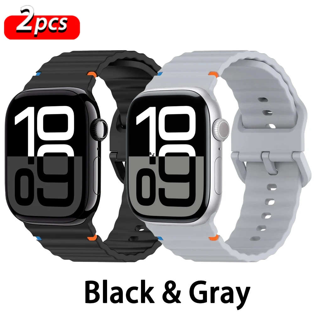 Premium Silicone Watch Band - Vibrant Colors, Durable Design, Universal Fit