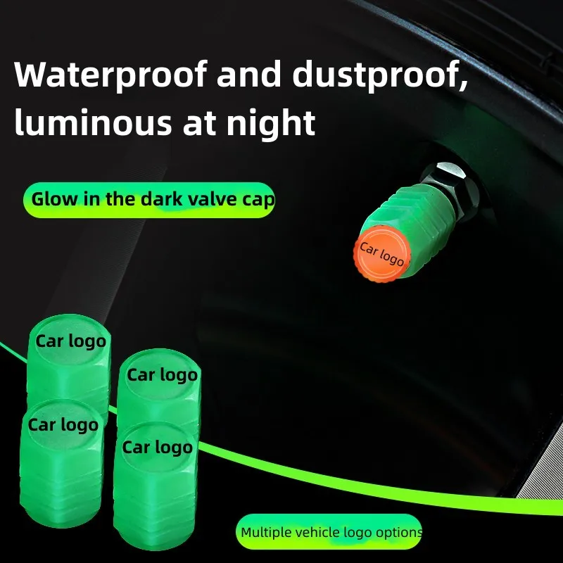 

Applicable to the modification of luminous valve cap of Ford Mustang automobile tire, motorcycle electric vehicle vacuum tire