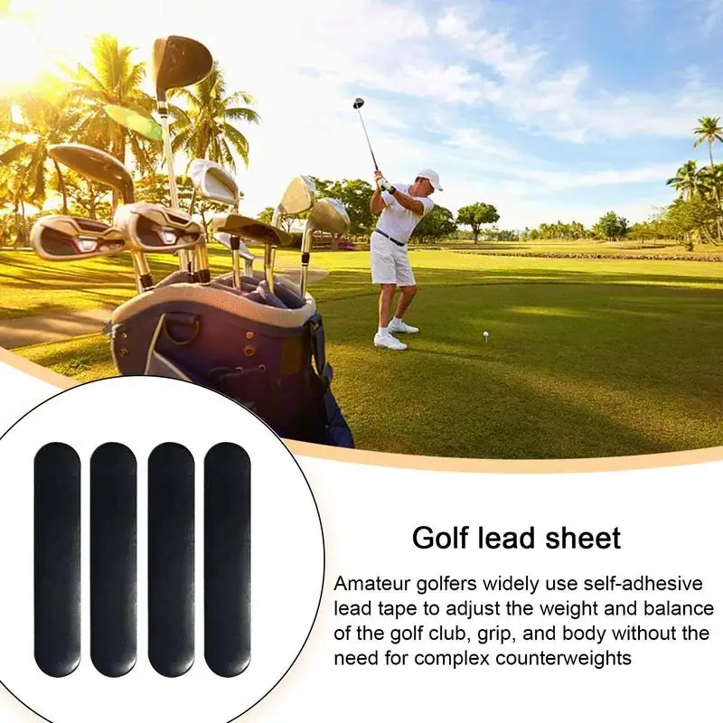 Paddle Racket Lead Tape Add Swing Weight Lead Tape For Golf Tennis Racket Paddle Adjust Weight 3