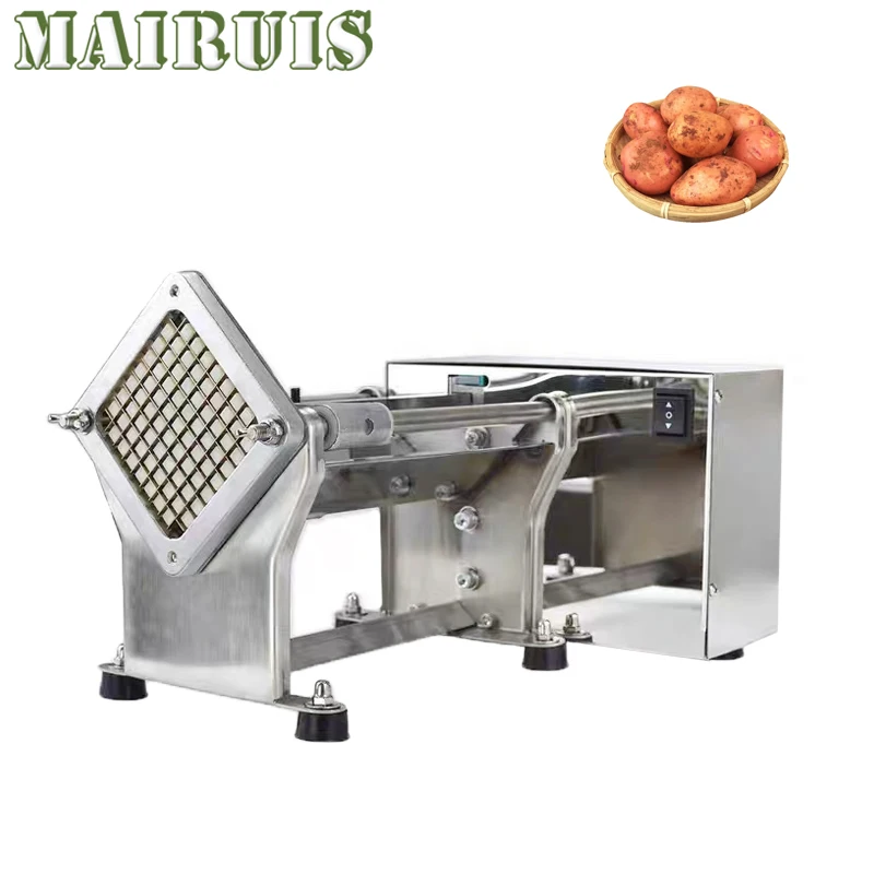 

Electric French Fry Cutters Manual Potato Slicer Fruit Vegetable Cutter Slicer Potato Cutting Machine