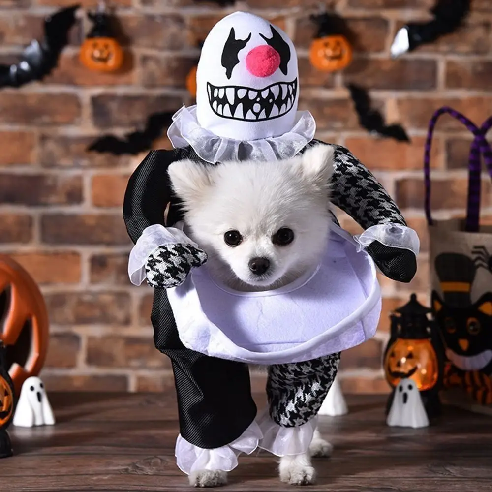 Description Picture 6 of itemCreative Puppy Halloween Coat Polyester Funny Halloween Pet Clothes Dog Cosplay Comical Outfits Pet Transformation Outfit